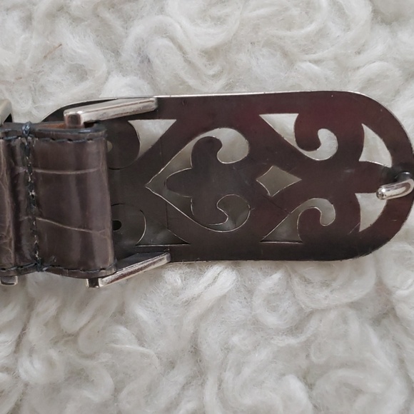 Brighton Faux Alligator Crocodile Belt - Picture 6 of 6